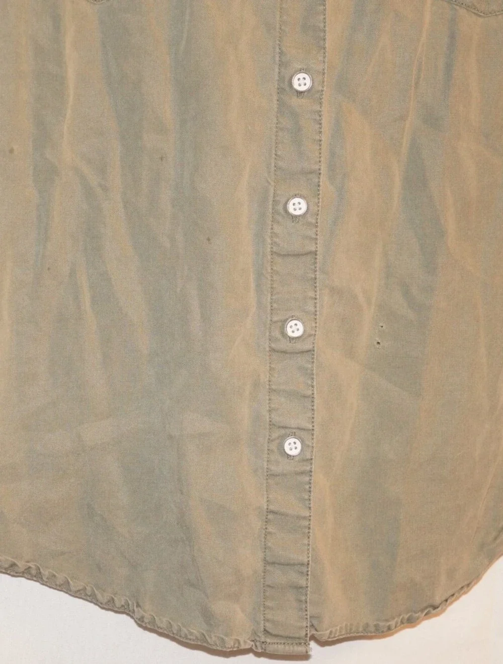 Jach’s Girlfriend Grey Denim Top, Large - Picture 11 of 13